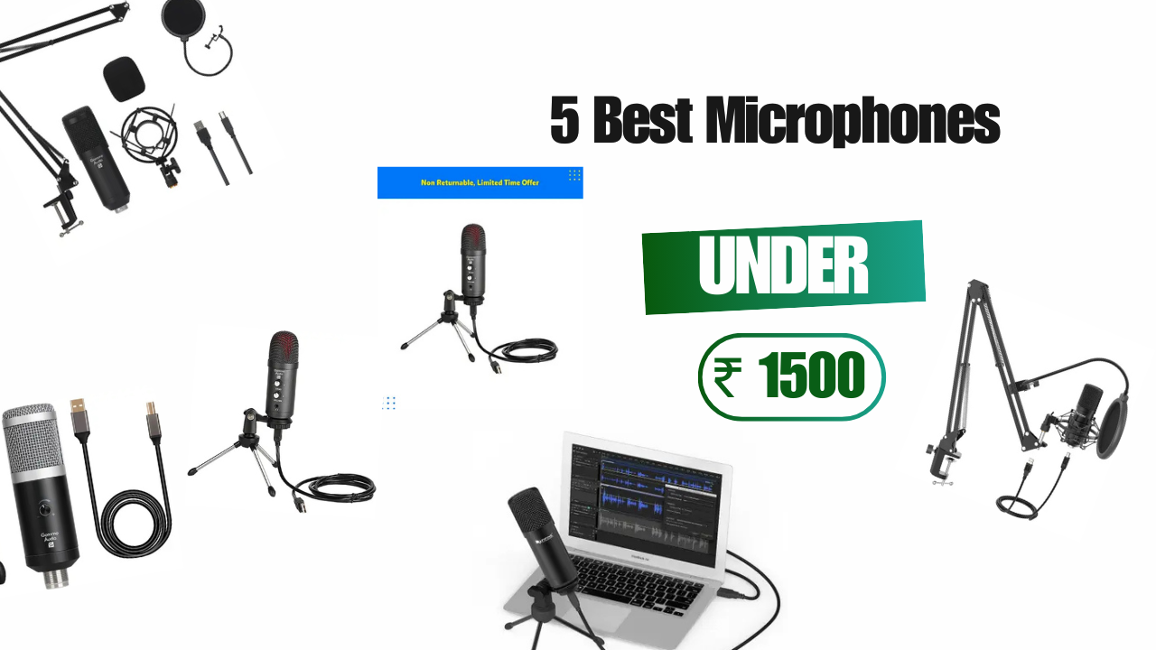 Top 5 USB Microphones Under ₹1500 on Flipkart – Best Budget Picks for Beginners