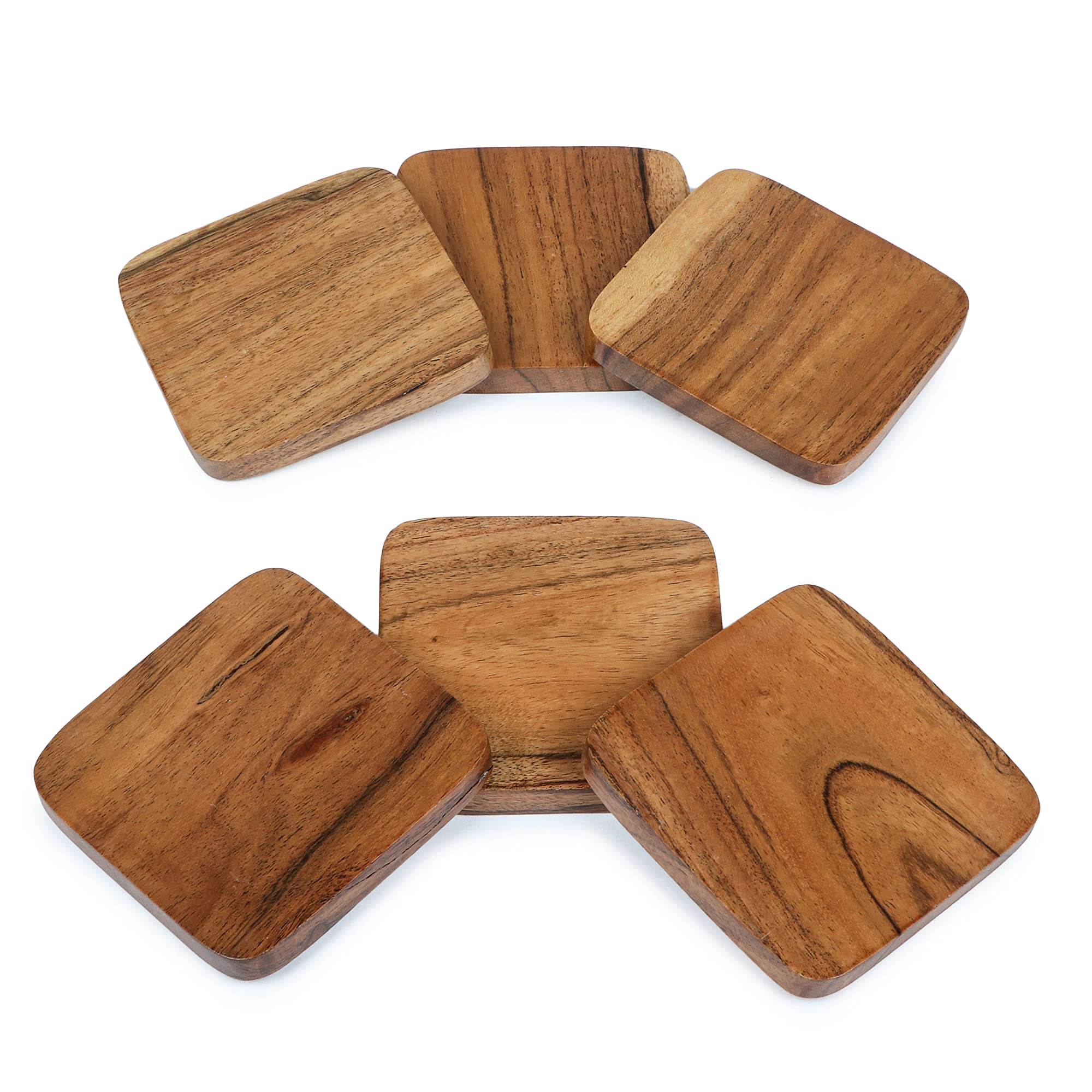 Wooden Coasters Set